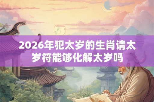 2026年犯太岁的生肖请太岁符能够化解太岁吗 2026年犯太岁的生肖请太岁符能够化解太岁吗