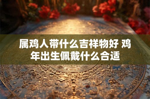属鸡人带什么吉祥物好 鸡年出生佩戴什么合适