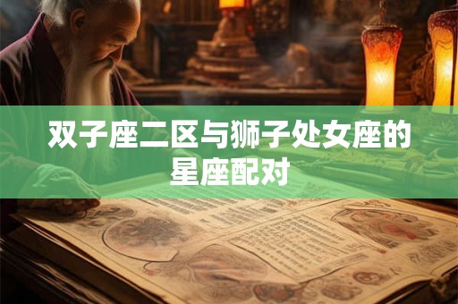 双子座二区与狮子处女座的星座配对