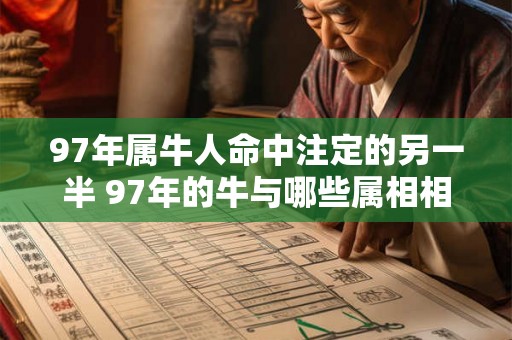 97年属牛人命中注定的另一半 97年的牛与哪些属相相合 97年属牛人命中注定的另一半 97年的牛与哪些属相相合