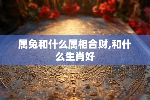 属兔和什么属相合财,和什么生肖好