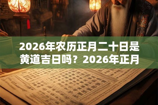 2026年农历正月二十日是黄道吉日吗？2026年正月吉日一览