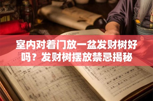 室内对着门放一盆发财树好吗？发财树摆放禁忌揭秘