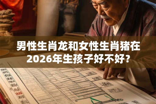 男性生肖龙和女性生肖猪在2026年生孩子好不好？