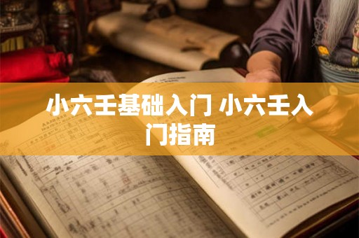 小六壬基础入门 小六壬入门指南