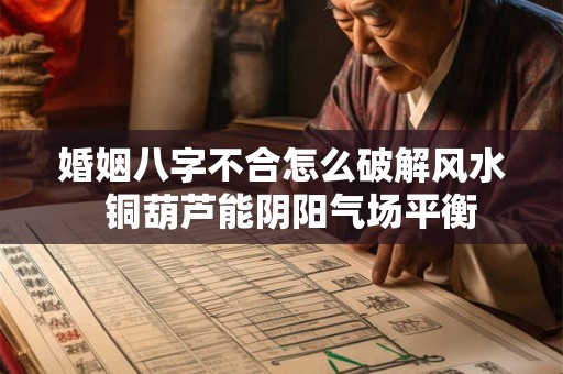 婚姻八字不合怎么破解风水  铜葫芦能阴阳气场平衡