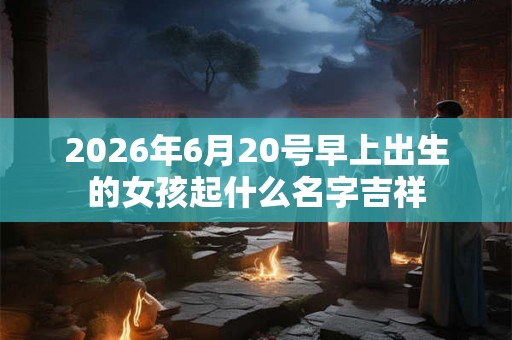 2026年6月20号早上出生的女孩起什么名字吉祥