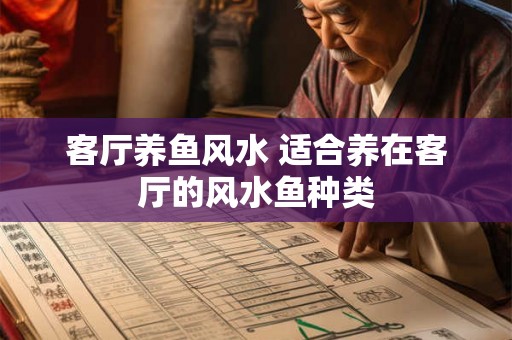 客厅养鱼风水 适合养在客厅的风水鱼种类