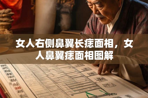 女人右侧鼻翼长痣面相，女人鼻翼痣面相图解