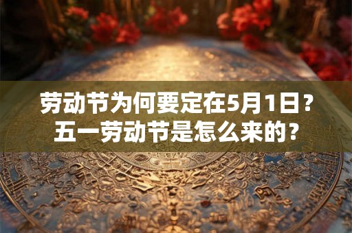 劳动节为何要定在5月1日？五一劳动节是怎么来的？