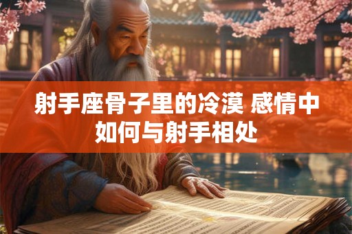射手座骨子里的冷漠 感情中如何与射手相处 射手座骨子里的冷漠 感情中如何与射手相处