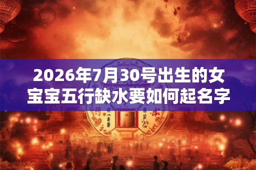 2026年7月30号出生的女宝宝五行缺水要如何起名字 2026年7月30号出生的女宝宝五行缺水要如何起名字