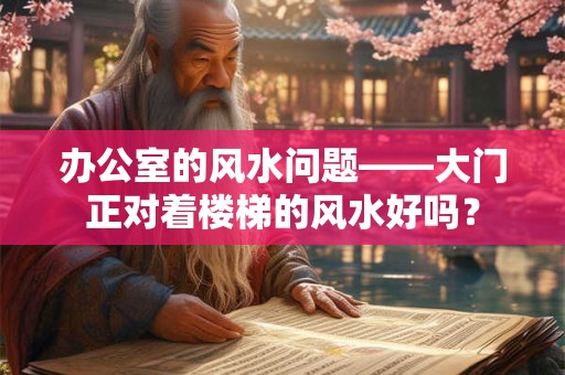 办公室的风水问题——大门正对着楼梯的风水好吗? 办公室的风水问题——大门正对着楼梯的风水好吗?