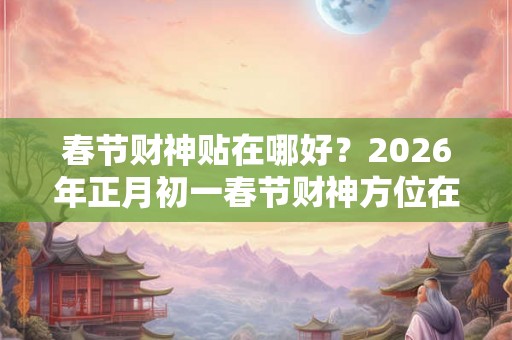 春节财神贴在哪好?2026年正月初一春节财神方位在哪里? 春节财神贴在哪好?2026年正月初一春节财神方位在哪里?