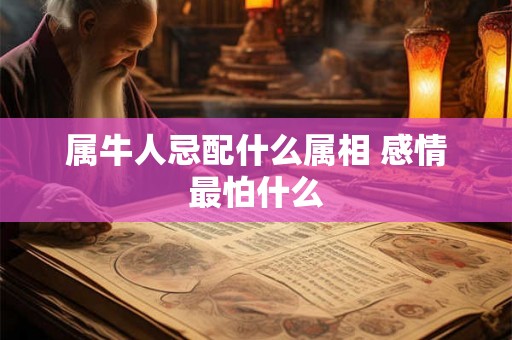 属牛人忌配什么属相 感情最怕什么