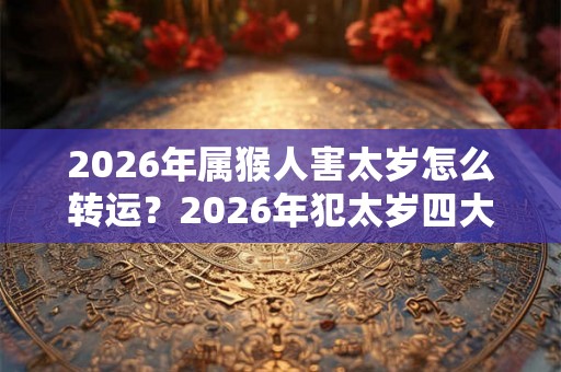 2026年属猴人害太岁怎么转运？2026年犯太岁四大生肖？