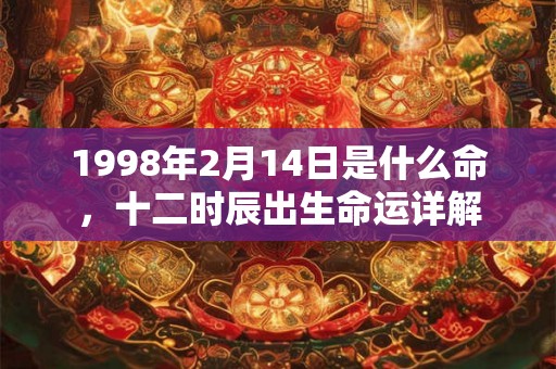1998年2月14日是什么命，十二时辰出生命运详解