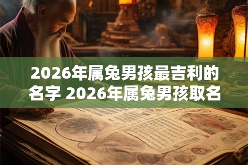 2026年属兔男孩最吉利的名字 2026年属兔男孩取名最佳字 2026年属兔男孩最吉利的名字 2026年属兔男孩取名最佳字