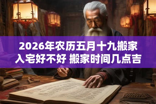2026年农历五月十九搬家入宅好不好 搬家时间几点吉利