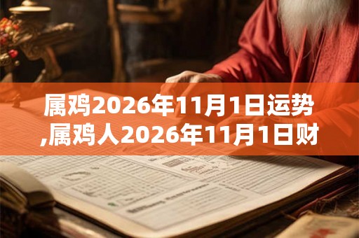属鸡2026年11月1日运势,属鸡人2026年11月1日财运,生肖鸡2026年11月1日运势