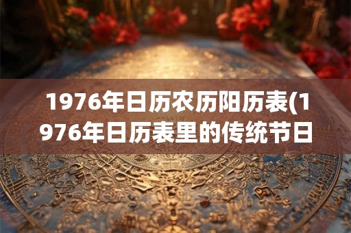 1976年日历农历阳历表(1976年日历表里的传统节日都有哪些?) 1976年日历农历阳历表(1976年日历表里的传统节日都有哪些?)