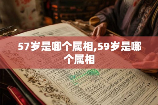 57岁是哪个属相,59岁是哪个属相 57岁是哪个属相,59岁是哪个属相