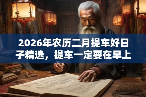 2026年农历二月提车好日子精选,提车一定要在早上吗? 2026年农历二月提车好日子精选,提车一定要在早上吗?