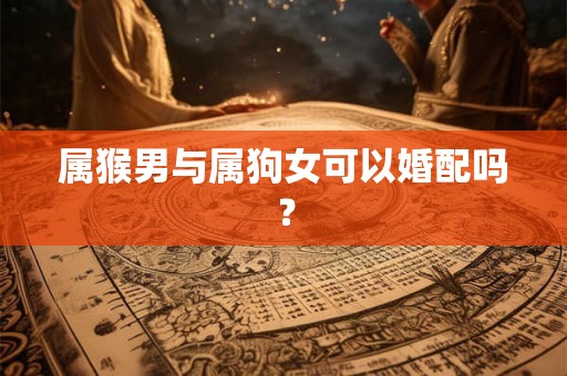 属猴男与属狗女可以婚配吗？