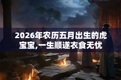 2026年农历五月出生的虎宝宝,一生顺遂衣食无忧 2026年农历五月出生的虎宝宝,一生顺遂衣食无忧