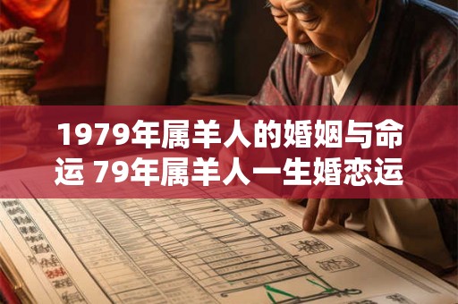 1979年属羊人的婚姻与命运 79年属羊人一生婚恋运