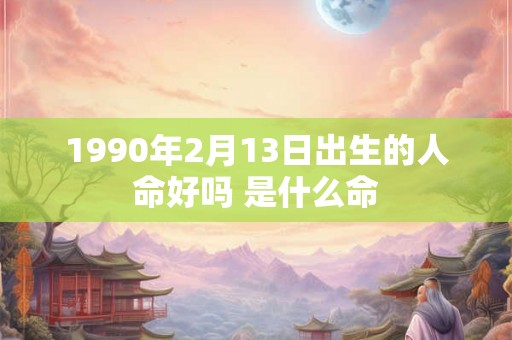 1990年2月13日出生的人命好吗 是什么命