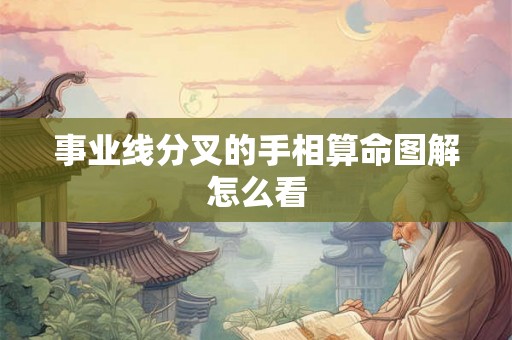 事业线分叉的手相算命图解怎么看