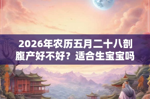 2026年农历五月二十八剖腹产好不好?适合生宝宝吗? 2026年农历五月二十八剖腹产好不好?适合生宝宝吗?