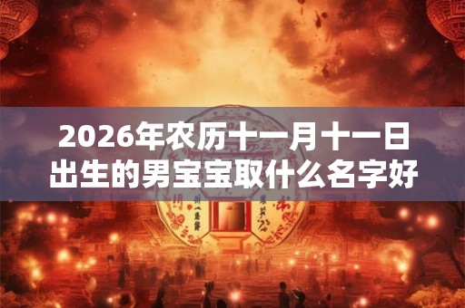 2026年农历十一月十一日出生的男宝宝取什么名字好？