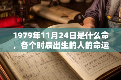 1979年11月24日是什么命,各个时辰出生的人的命运 1979年11月24日是什么命,各个时辰出生的人的命运