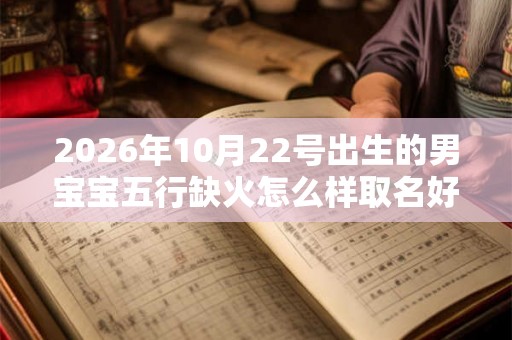 2026年10月22号出生的男宝宝五行缺火怎么样取名好听