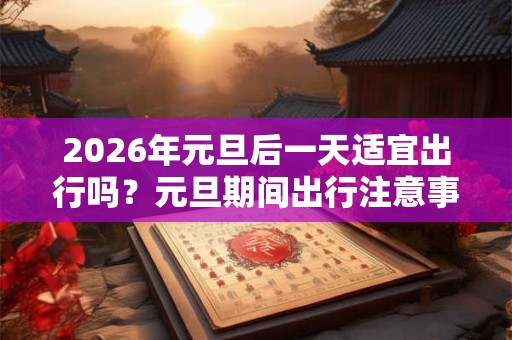 2026年元旦后一天适宜出行吗？元旦期间出行注意事项