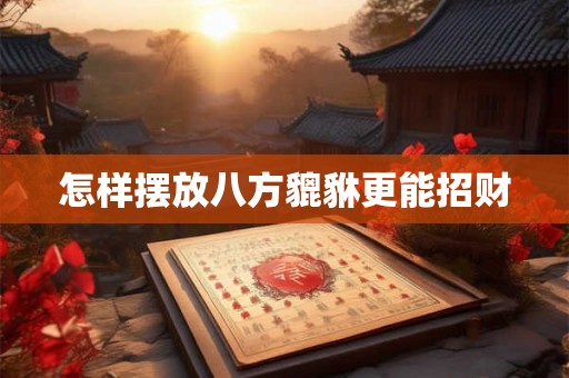 怎样摆放八方貔貅更能招财 怎样摆放八方貔貅更能招财