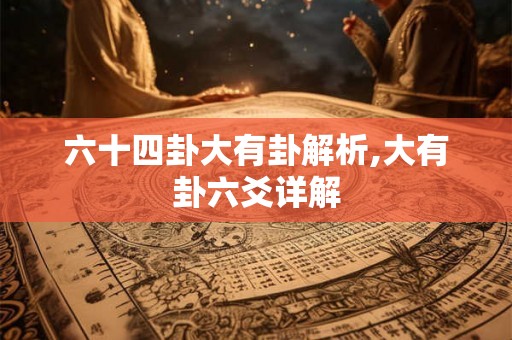六十四卦大有卦解析,大有卦六爻详解