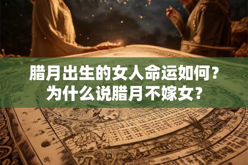 腊月出生的女人命运如何？为什么说腊月不嫁女？