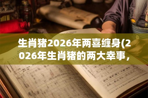 生肖猪2026年两喜缠身(2026年生肖猪的两大幸事,究竟是什么?) 生肖猪2026年两喜缠身(2026年生肖猪的两大幸事,究竟是什么?)