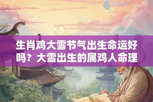 生肖鸡大雪节气出生命运好吗？大雪出生的属鸡人命理解析