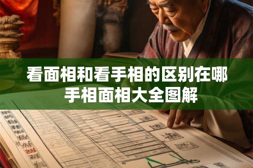 看面相和看手相的区别在哪  手相面相大全图解