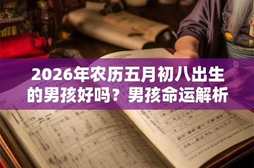 2026年农历五月初八出生的男孩好吗？男孩命运解析大全