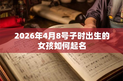2026年4月8号子时出生的女孩如何起名