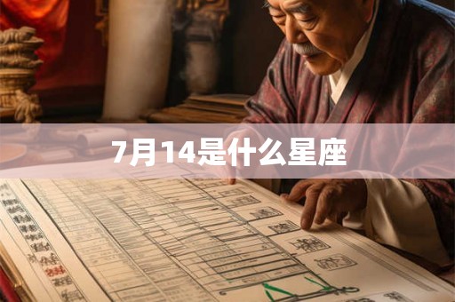 7月14是什么星座