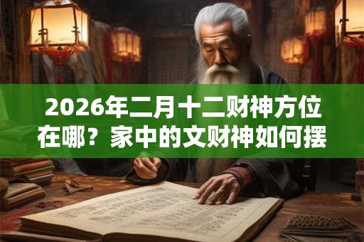 2026年二月十二财神方位在哪?家中的文财神如何摆放? 2026年二月十二财神方位在哪?家中的文财神如何摆放?