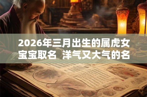 2026年三月出生的属虎女宝宝取名  洋气又大气的名字