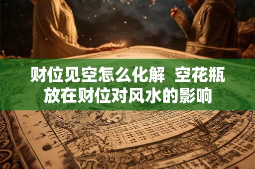 财位见空怎么化解  空花瓶放在财位对风水的影响