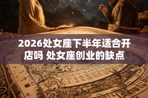 2026处女座下半年适合开店吗 处女座创业的缺点